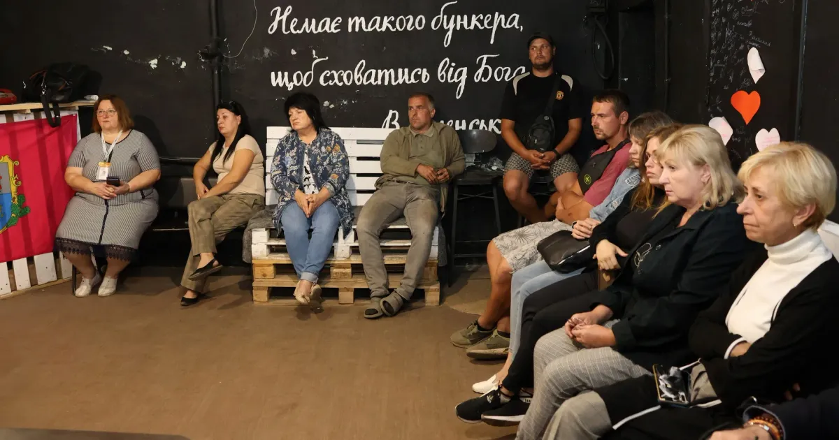 Фото Дергачівської міськради Про це йшла мова під час зустрічі представників міжнародної організації Corus International з працівниками міської ради та мешканцями громади в Дергачах.